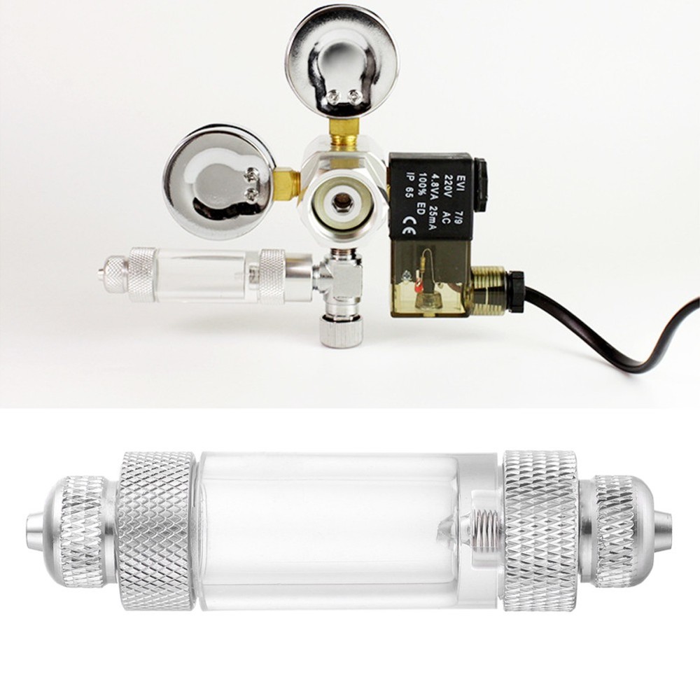 Fish Counter Diffuser Carbon Dioxide Regulator Accessories Double Head