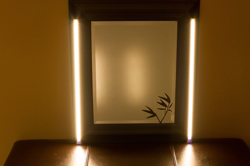 2pcs Vanity MIRROR LED LIGHT Warm white SET + TOUCH Dimmer & UL POWER