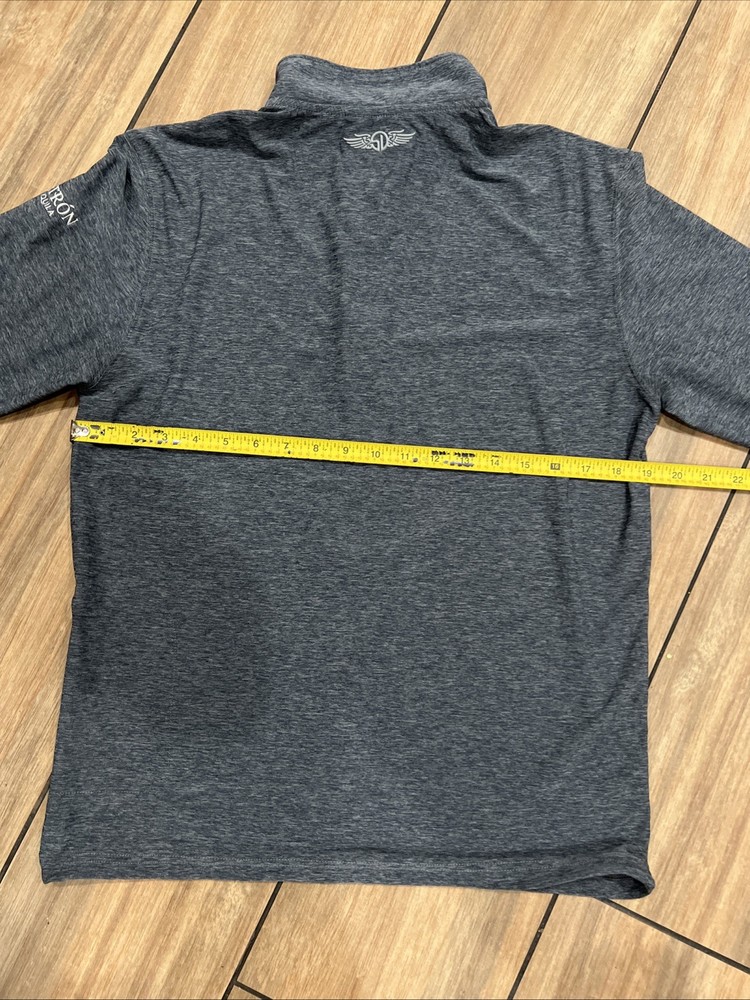 MEN'S STRAIGHT DOWN PATRON PERFORMANCE PULLOVER SIZE: S COLOR: GRAY