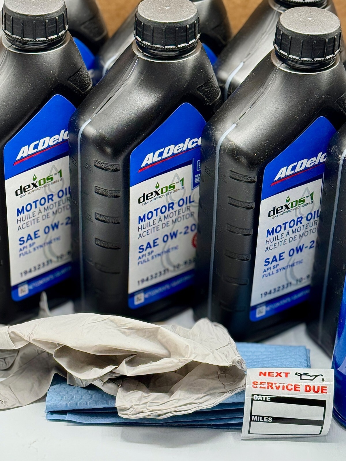 Oil Change Kit 14-25 Silverado 1500 5.3L V8 Acdelco Dexos1 0W-20 8qt / PF63