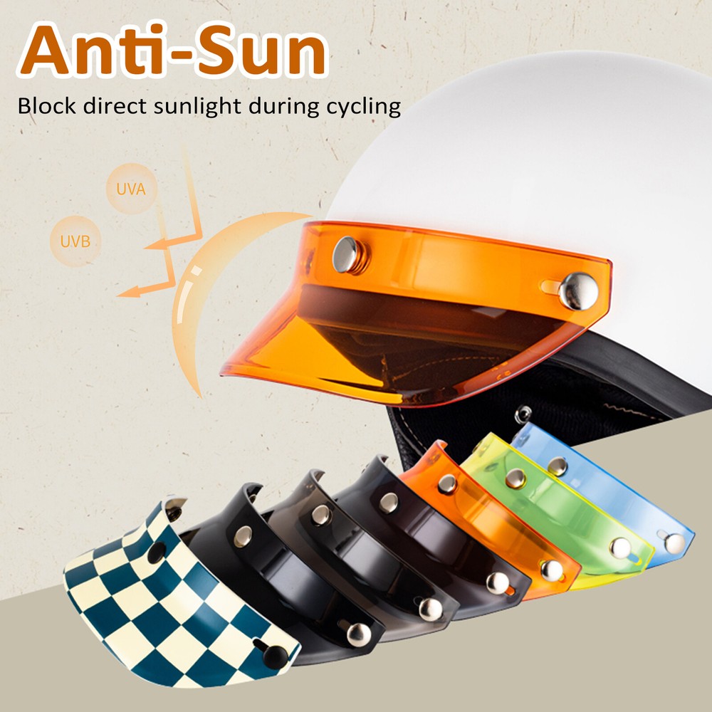 Motorcycle Visor Motorcycle 3/4 Open - S4N7
