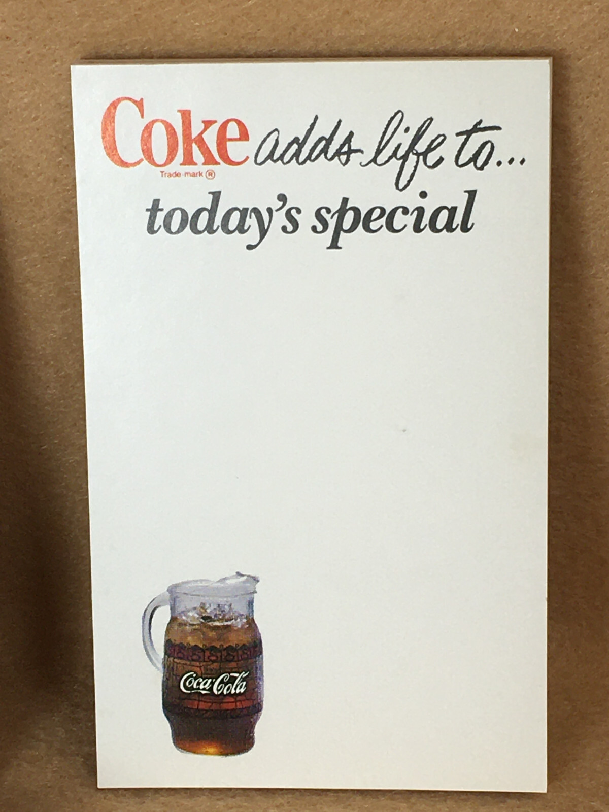 LOT OF FIVE (5) ORIGINAL VINTAGE SMALL PAPER PADS 50 SHEETS EACH 4" x 2 1/2"