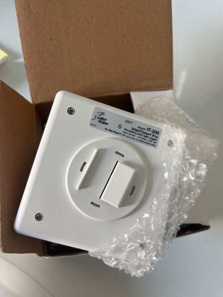 the watt stopper it-200-xp intelitimer pro occupancy& light logger
