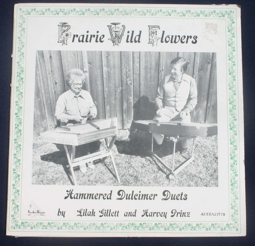 HAMMERED DULCIMER DUETS PRAIRIE WILD FLOWERS RECORD LP