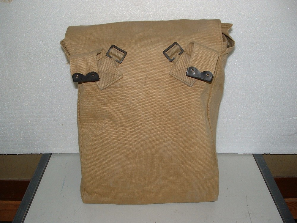 British 37 Pattern Large Pack in Khaki Canvas dated 1953, includes "L" STRAPS