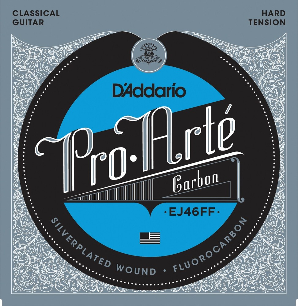 D'Addario EJ46FF Pro-Arté Carbon Dynacore Classical Guitar Strings Hard Tension