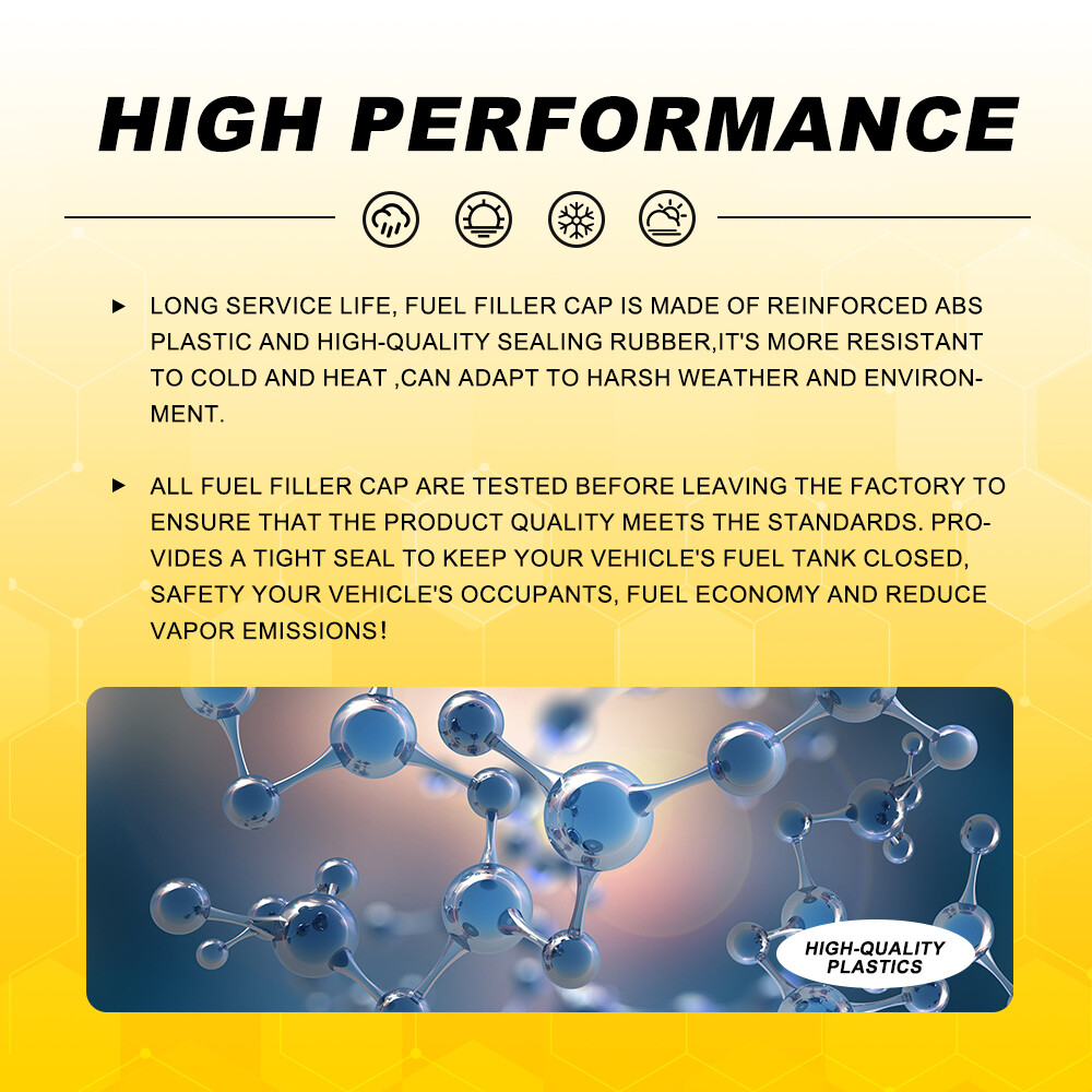 Locking Gas Cap Lock Fuel Cap w/Key 8U5Z-9C268-B Fits For Ford F-150 2009-2014