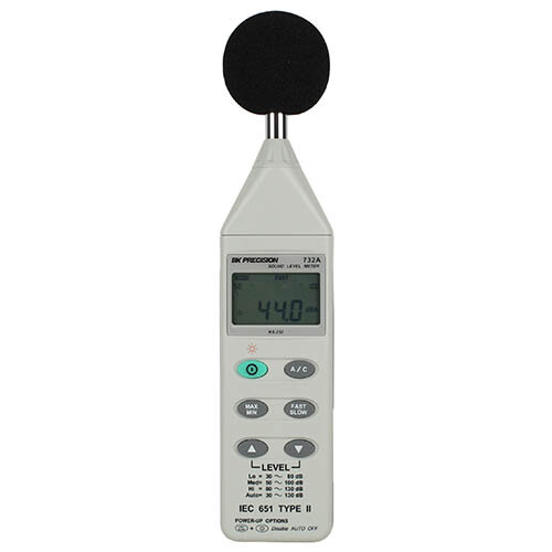 BK Precision 732A Digital Sound Level Meter with RS232 Capability