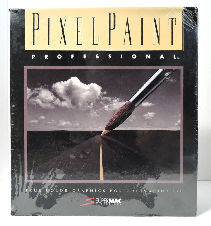 NEW SEALED SUPERMAC PIXEL PAINT PROFESSIONAL GRAPHICS SOFTWARE FOR MAC