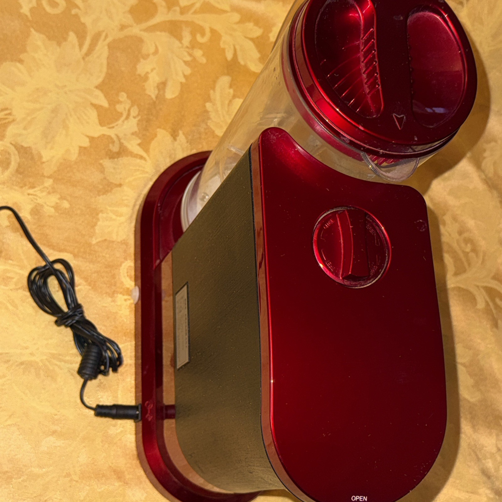 Lourdes Premium Hydrogen Water Generator HS-72 Wine Red