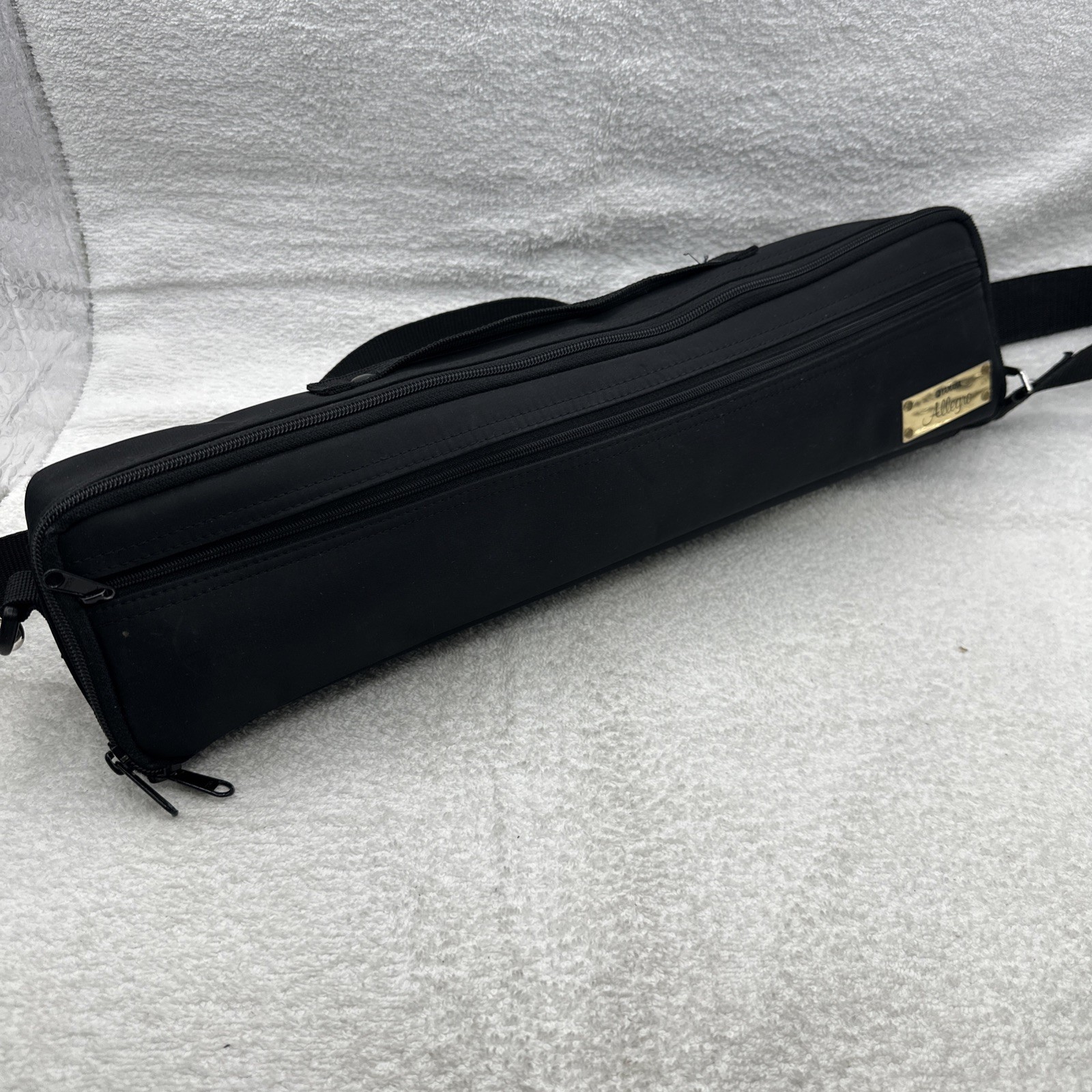 Yamaha Allegro YFL-371 371 Silver Head 925 Open Hole Flute Gold Plated Lip Plate