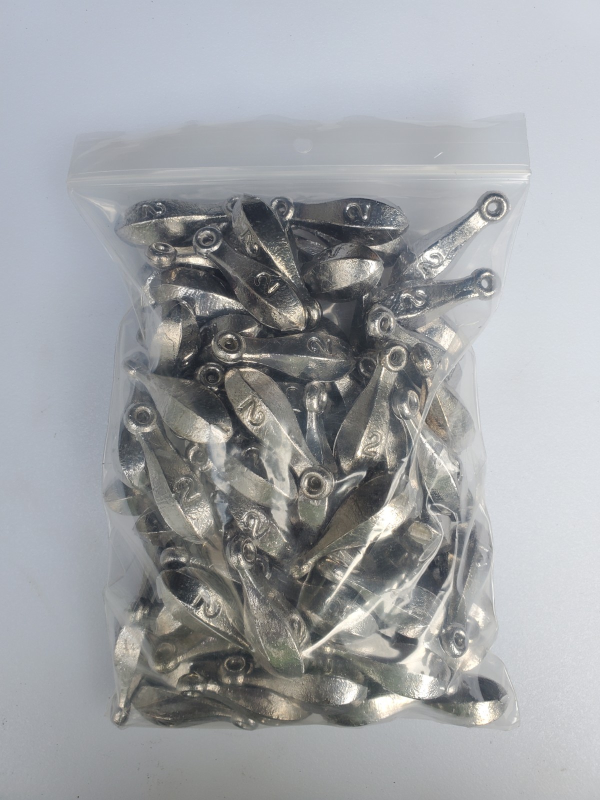 10lbs Of 2oz Bank Sinkers/weights From Northeast Sinker Company 80 Count