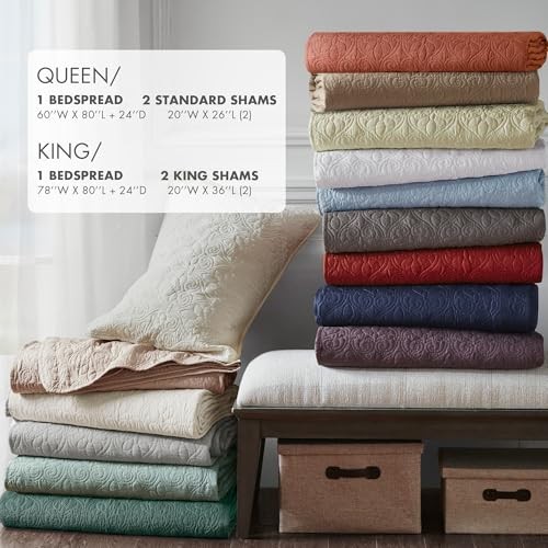 Quebec Split Corner Quilted Bedspread Classic King Dark Grey Fitted Bedspread