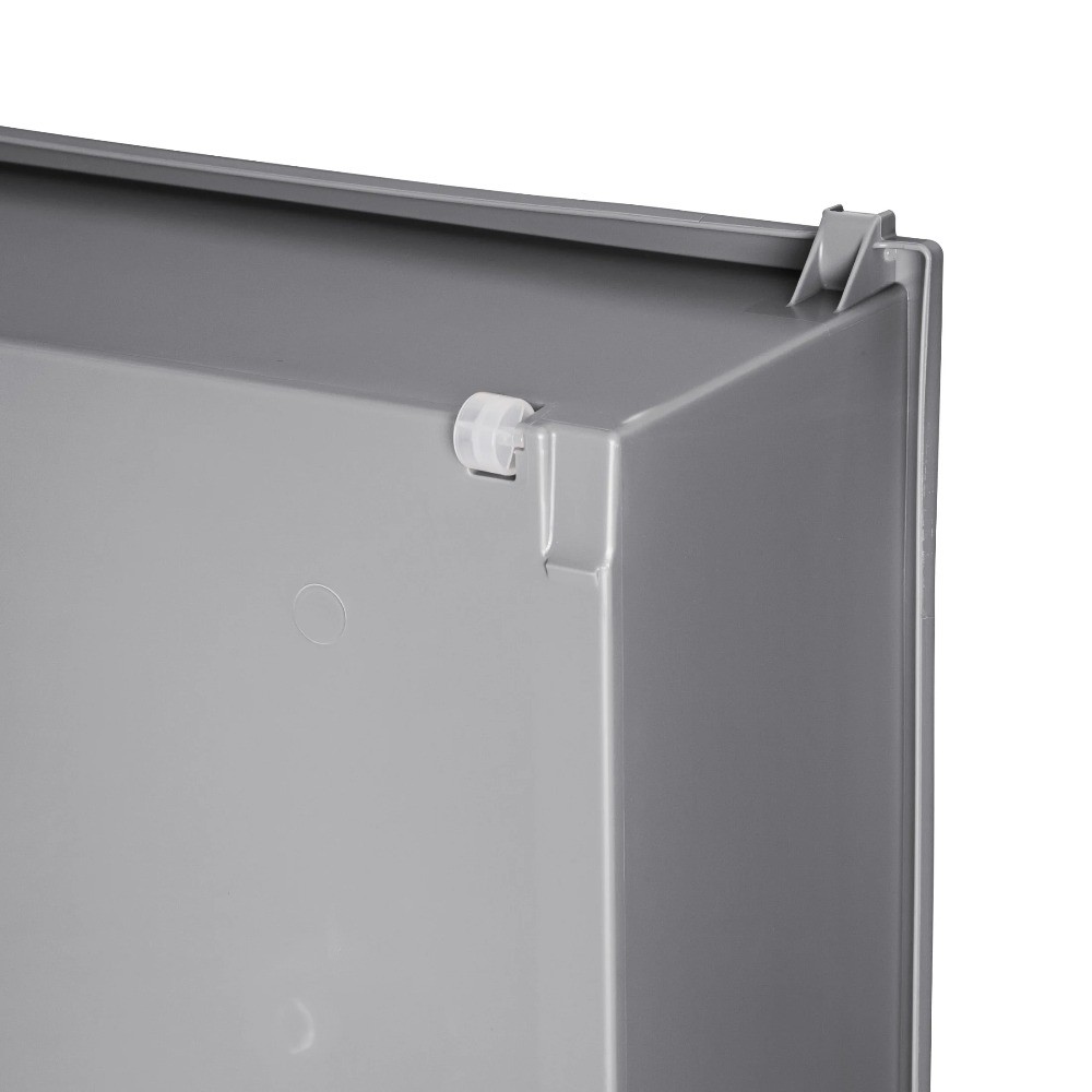 4 Drawer Unit, Durable Plastic Storage Solution for Garages, Dark Gray