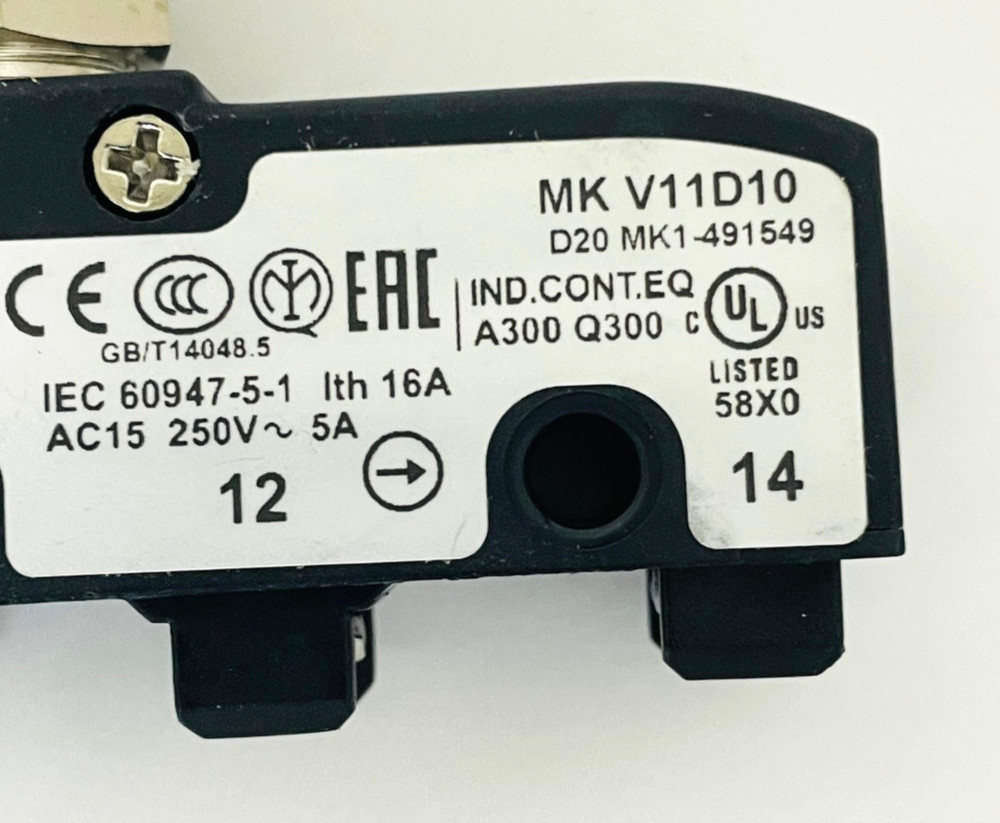 PIZZATO MKV11D10 Micro Switch (10 Pcs In 1 Box)