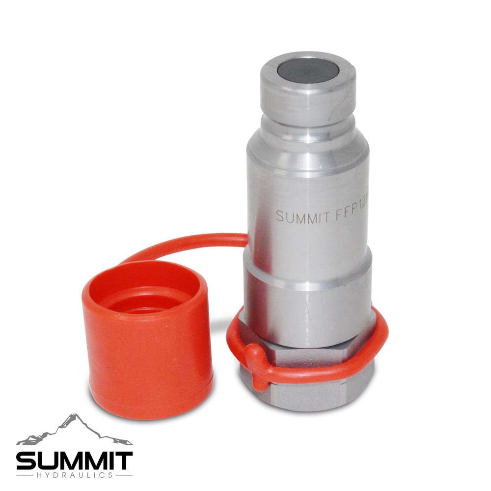 Bobcat 7246777 Replacement Male Flat Face Quick Coupler Connect Under Pressure