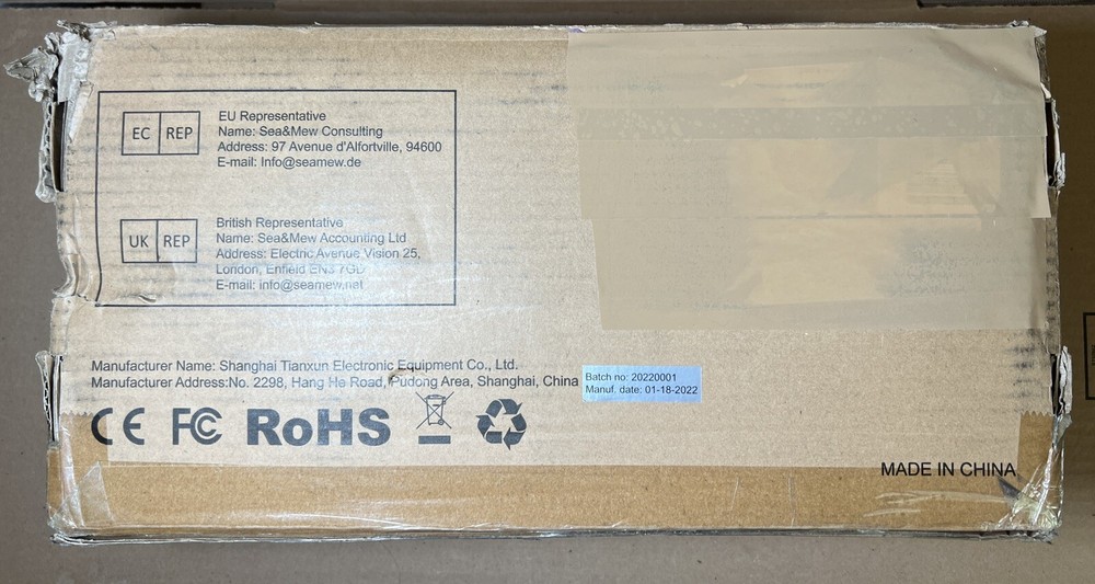 Foldable Metal Detector SJ009, High Accuracy Lightweight Collapsible, Open Box