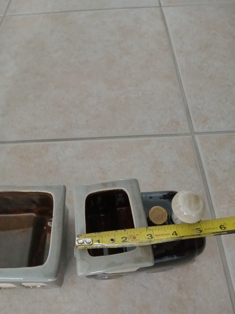 Set Of Tree Ceramic Train Planters