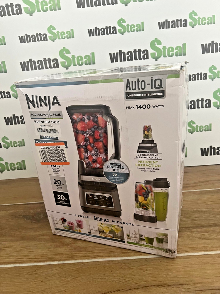 Ninja Professional Plus Blender DUO with Auto-iQ - Black (DB751A)