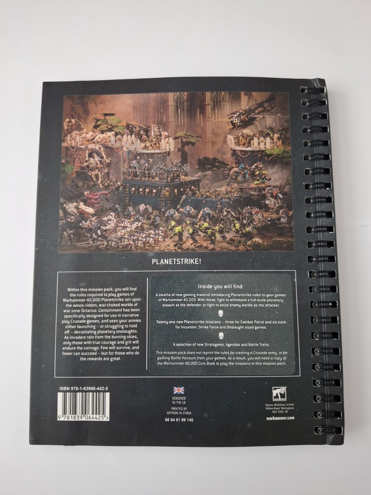 Warhammer 40k Crusade Mission Pack Containment, OOP Rare