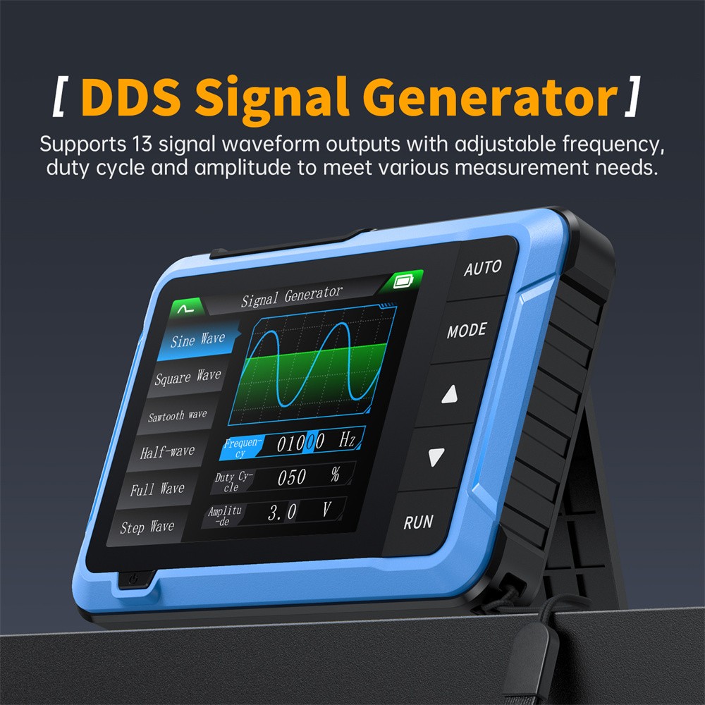 FNIRSI DSO510 Multifunction Handheld Digital Oscilloscope Signal Generator