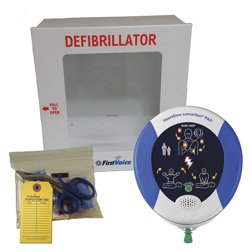STRYKER HEARTSINE  AED Value Package,Auto,8 yr 454H56