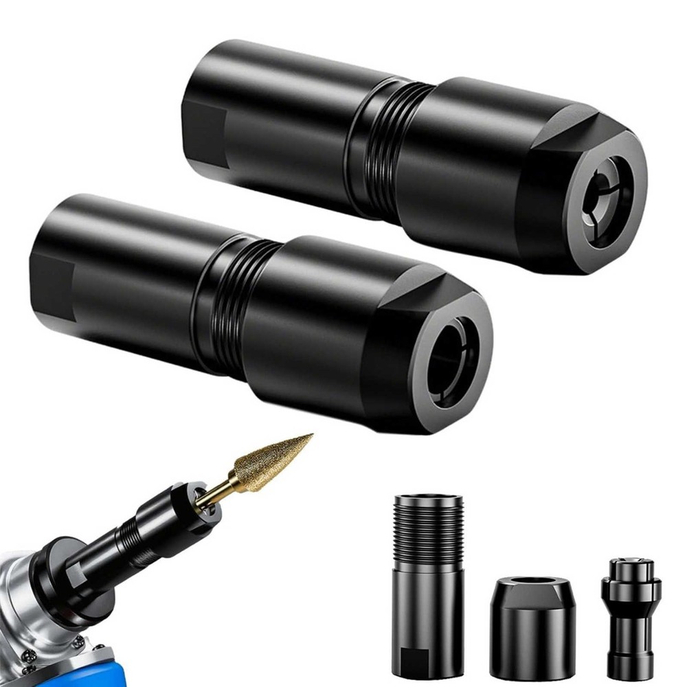 Conversion Adapter for Turning 100-Tyle Angle Grinder into Straight Grinder