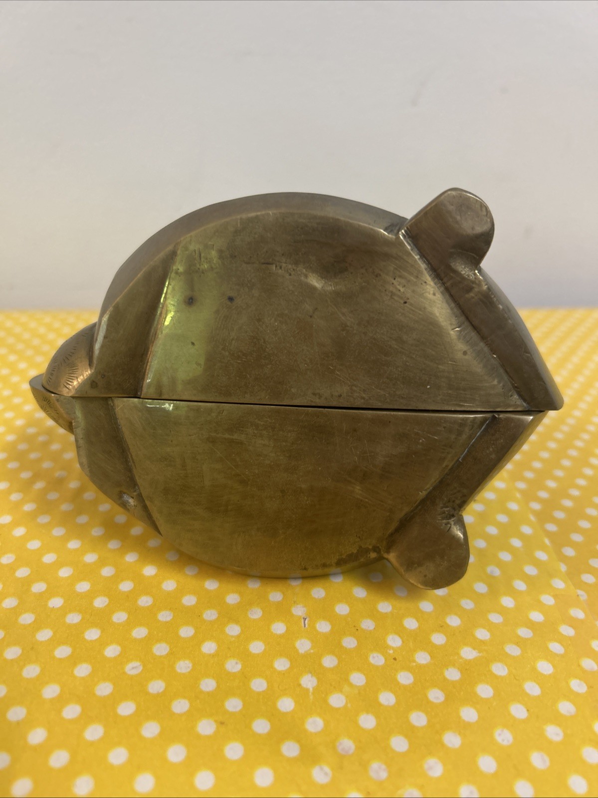 Pair Of Vintage Brass Swan Bookends Chinese Dragon Lotus Flower Carvings Heavy