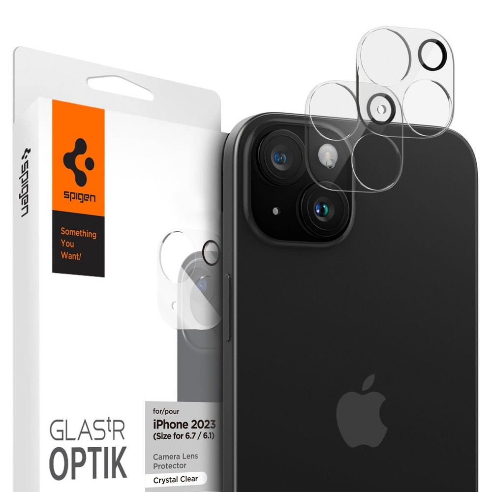 For iPhone 15 / 15 Plus / 14 / 14 Plus | Spigen Optik Lens Protector