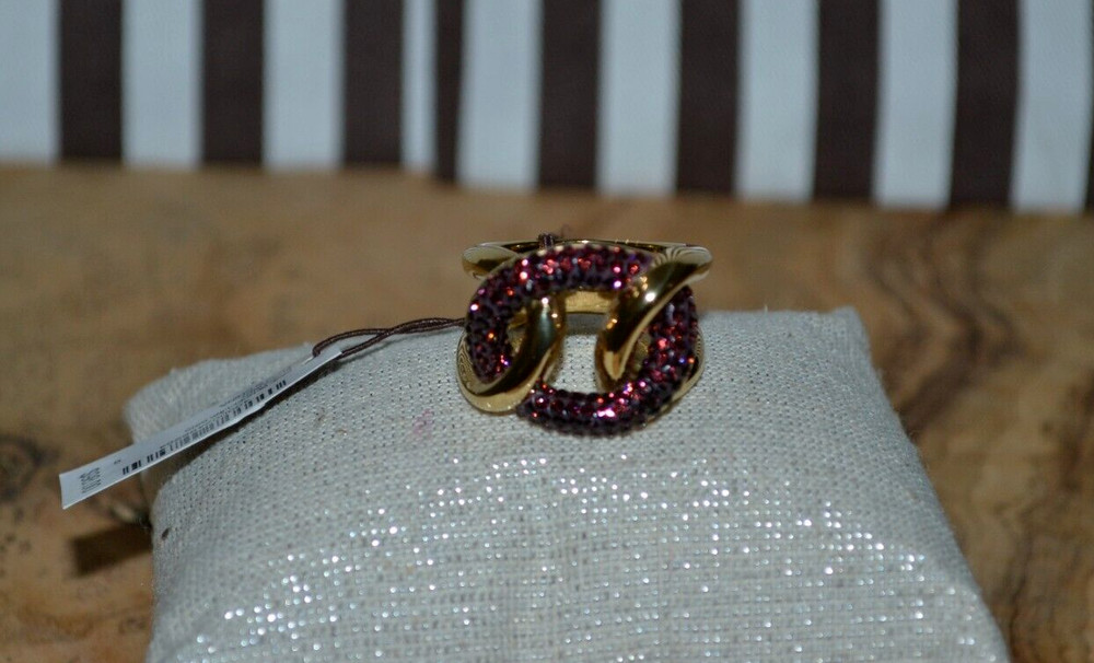 Henri Bendel Pave Link Ring - You Pick Size