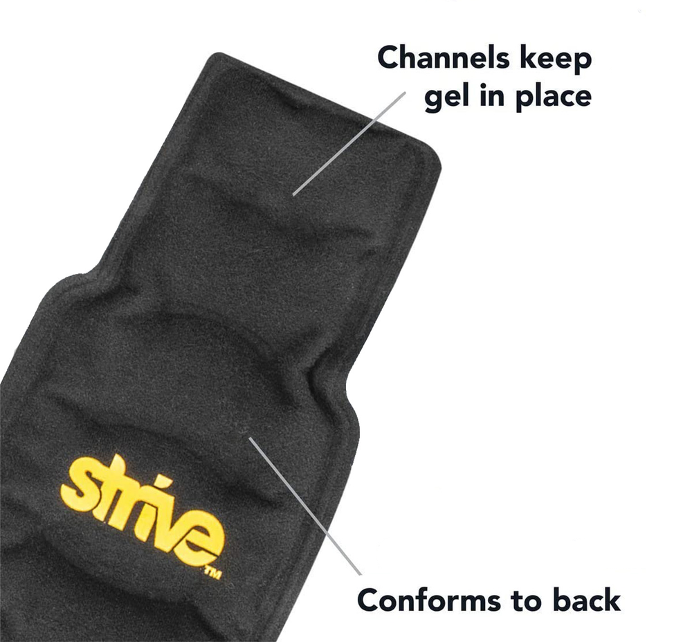 Strive Hot Cold Back Compression Wrap Pain Support Therapy Lumbar Support Brace