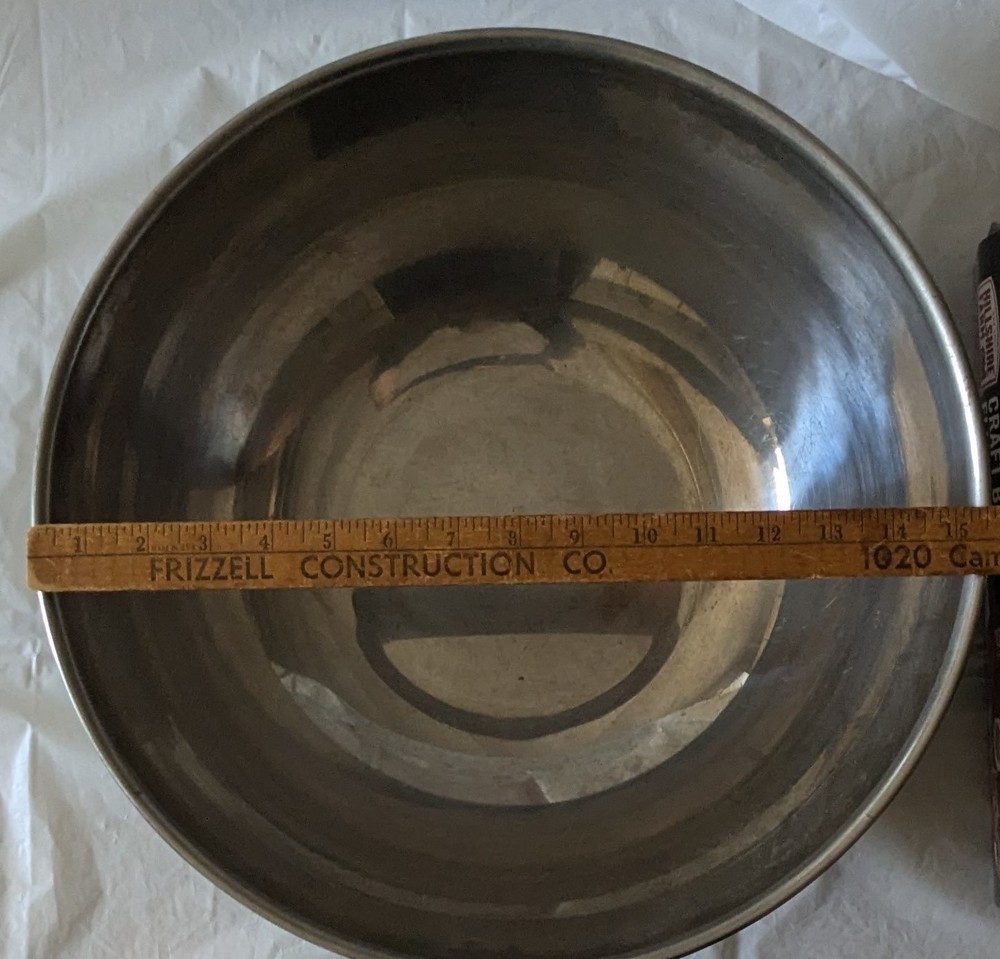 Stainless Steel 6 Mixing Nesting Bowls Set