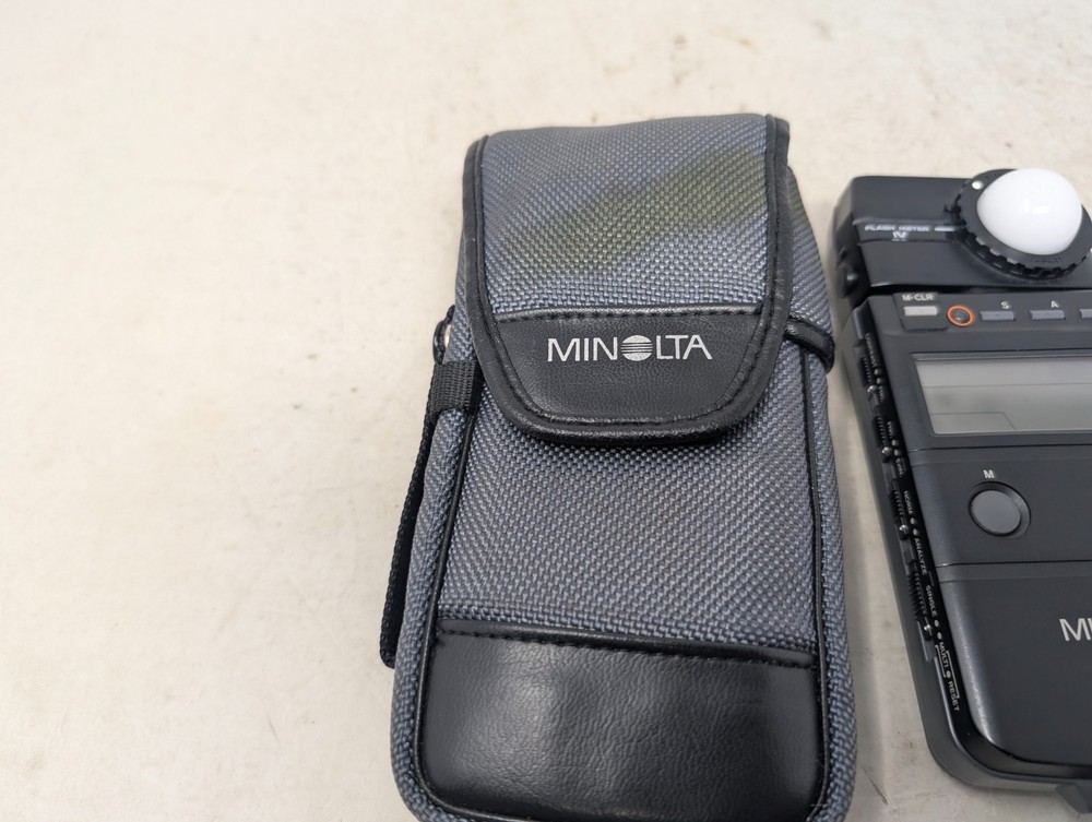 Minolta Flash Meter IV w/ Dome, Case, Strap (103)