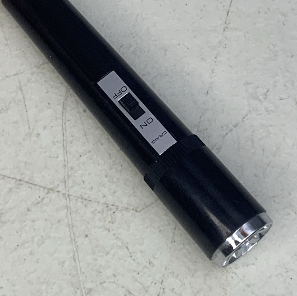 Vintage Craig Dynamic Wired Microphone Two Pin Connector ON/OFF Switch Japan