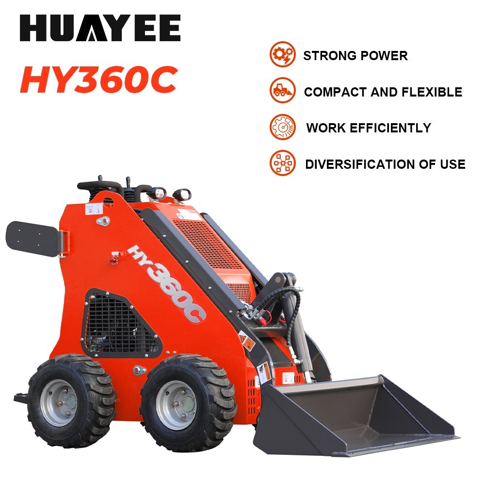 HUAYEE FREE SHIPPING New Mini Skid Steer Loader 13.5hp B&S Gas EPA Engine
