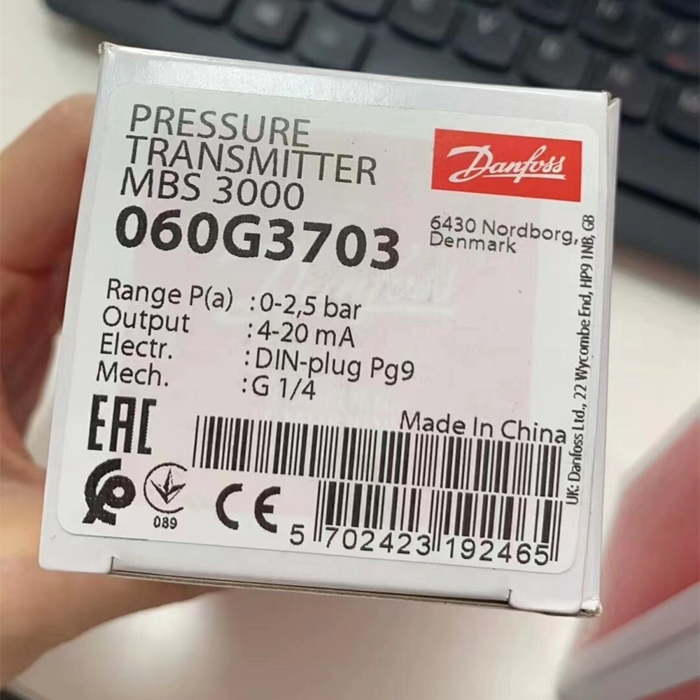 Danfoss 060G3703 pressure transmitter MBS3000