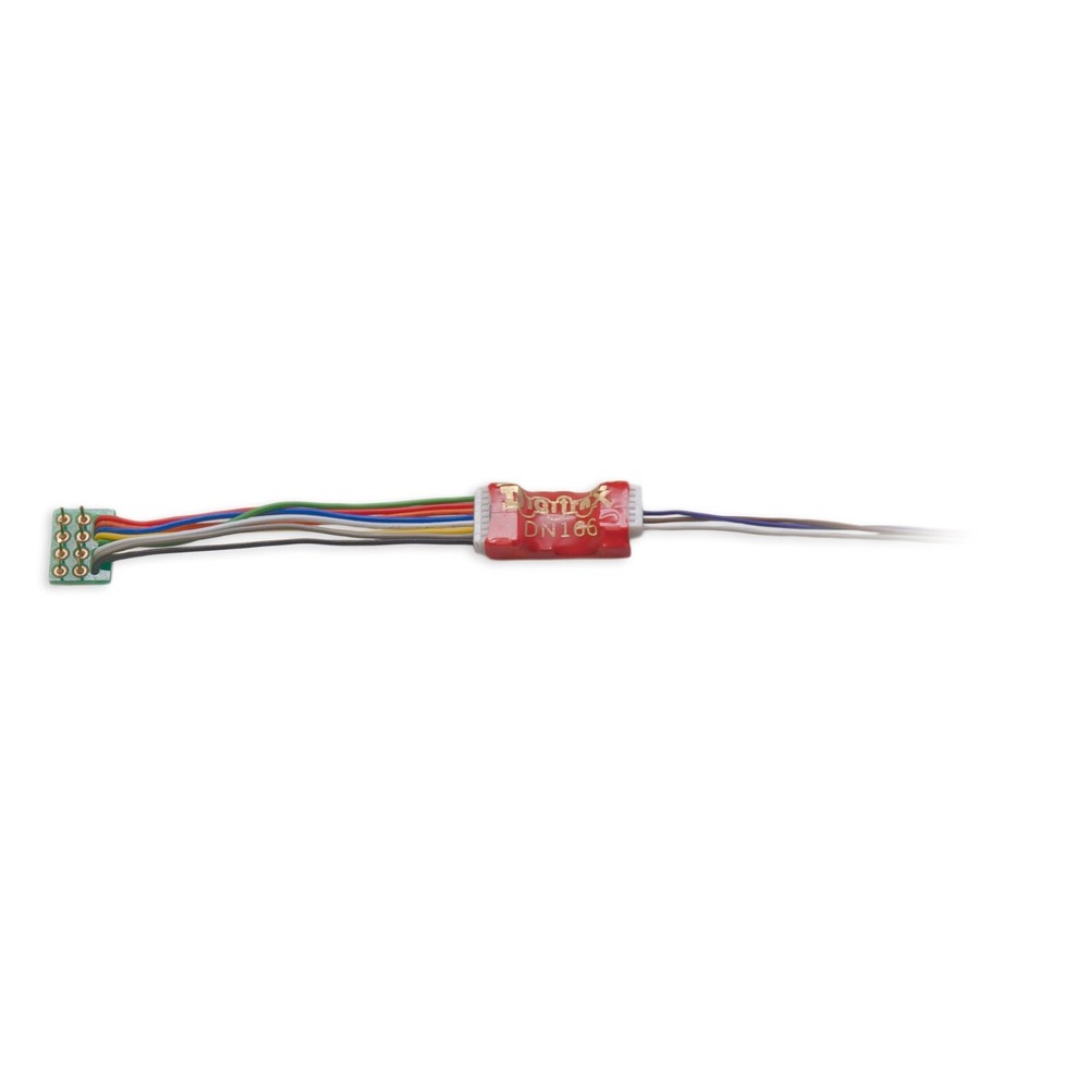 DN166PS Digitrax DCC Decoder 6 Function NEM 8 Pin N HO