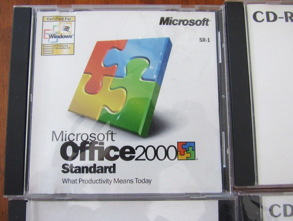 MICROSOFT OFFICE 2000 STANDARD DISC, 2 CD-R74, CD-RW 74