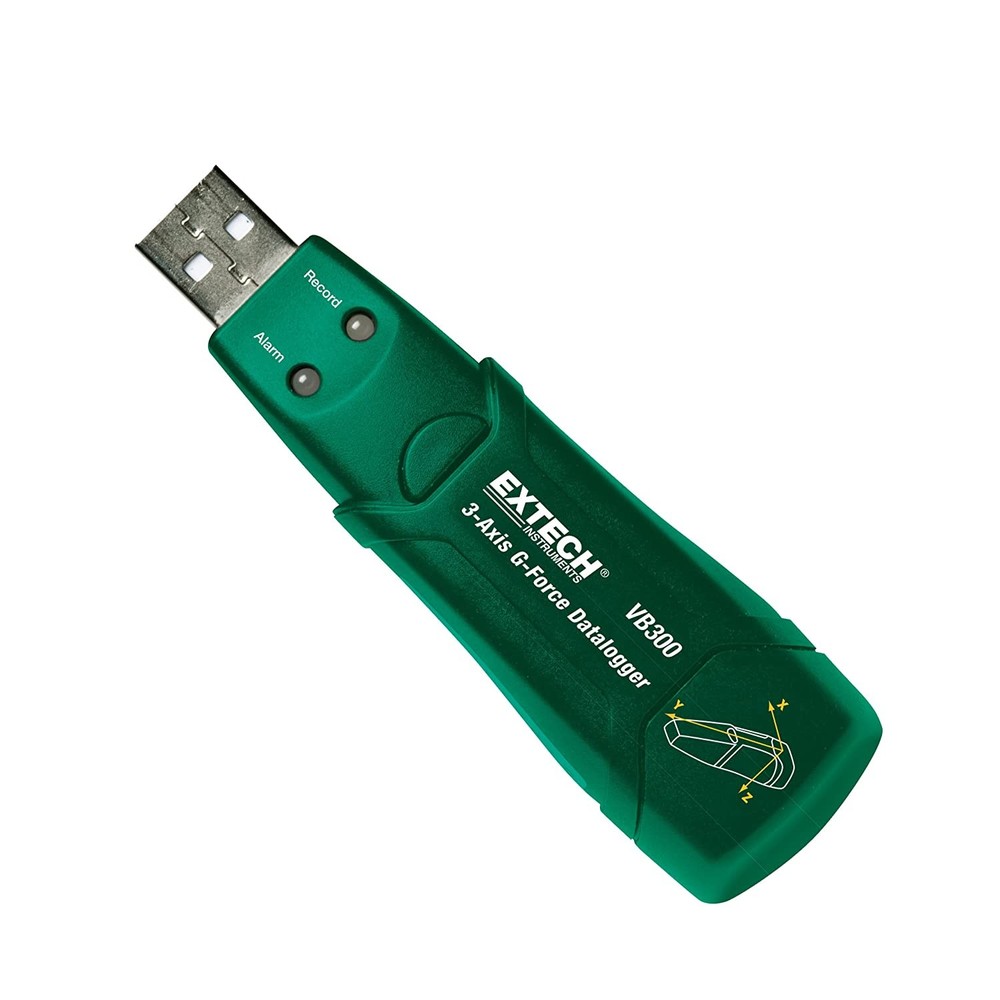 Extech VB300 Vibration Data Logger 3-Axis G-Force USB Datalogger