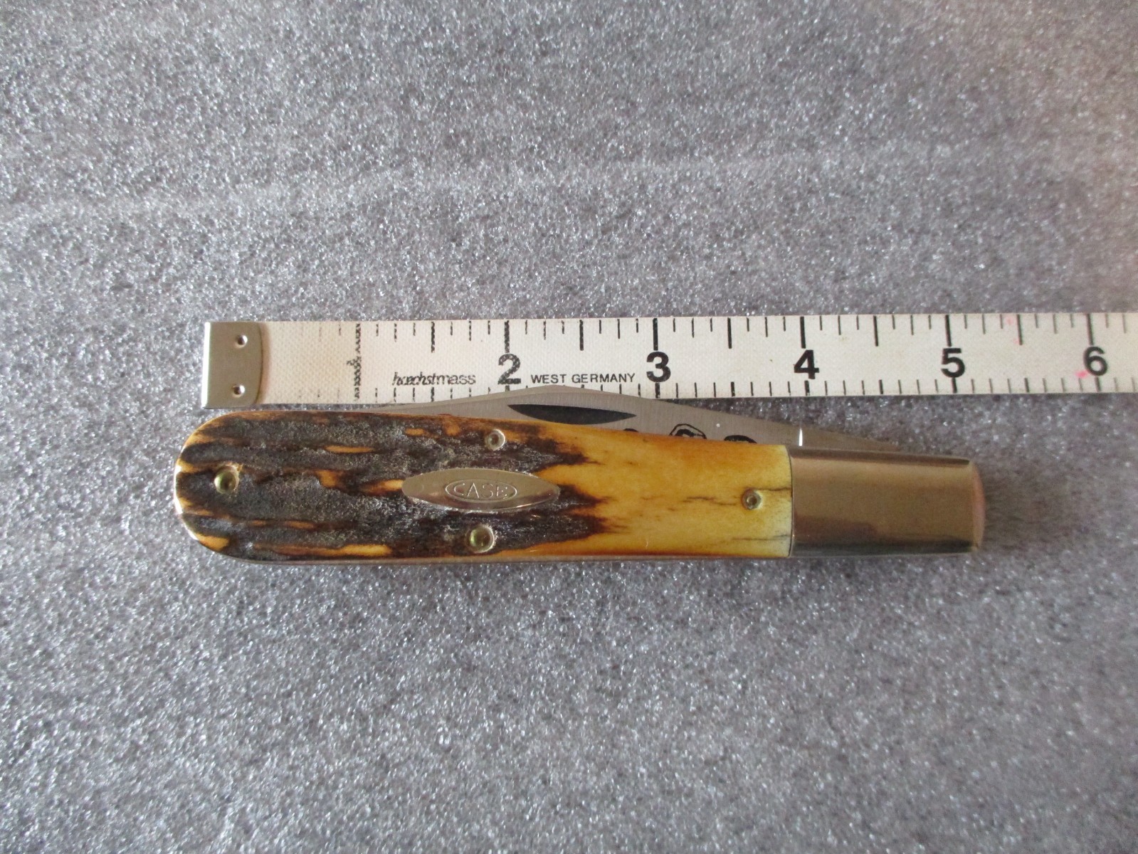 VINTAGE CASE XX 5143 SSP LTD PRODUCTION FOUNDERS STAG KNIFE in DISPLAY CASE