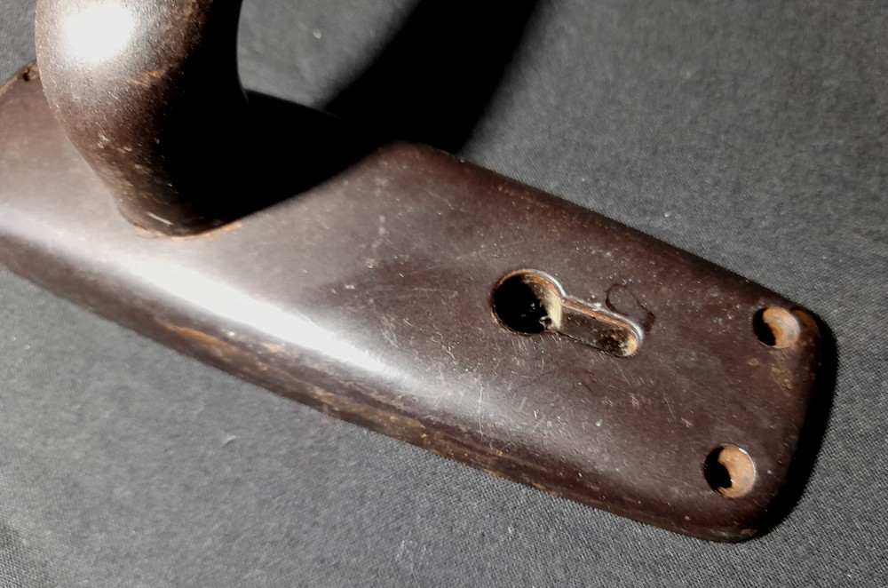 Vintage Brown Bakelite Door Lever Handle