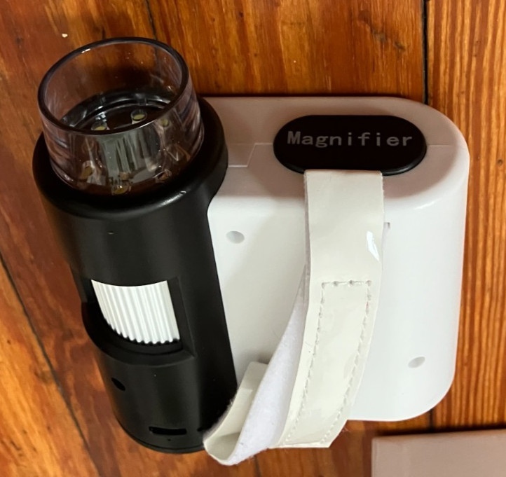 Dcorn Microscope for Kids Handheld Mini Scope 2" LCD Screen 1000+ Magnification