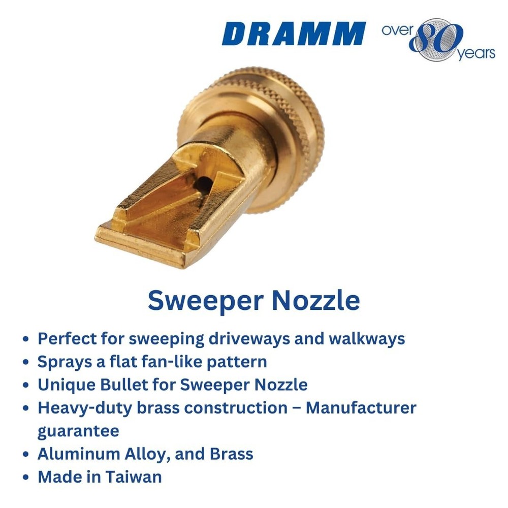Dramm Hose Nozzle and Sweeper