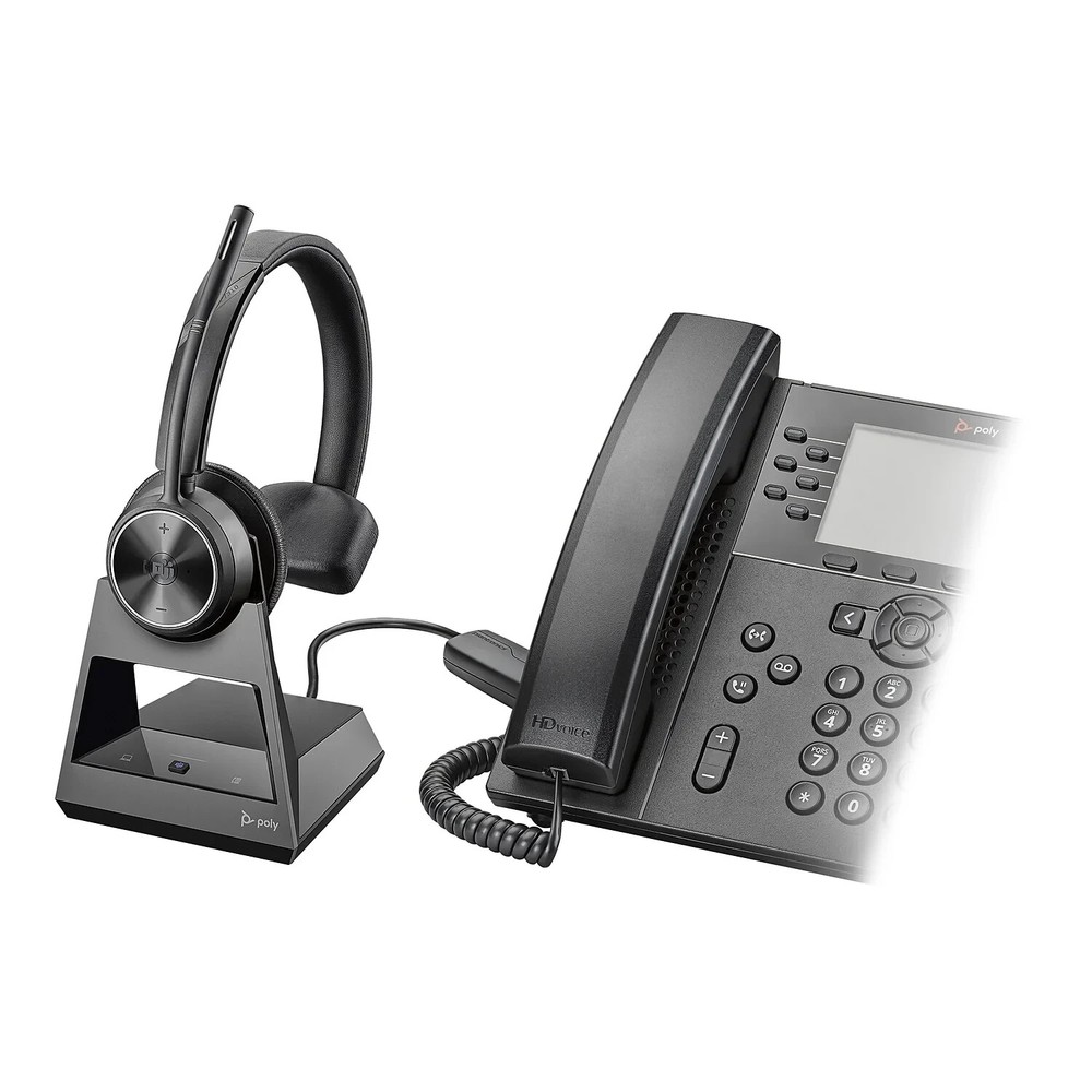 Plantronics Poly Savi 7310-M Secure Wireless DECT Headset Office/7S439AA#ABA