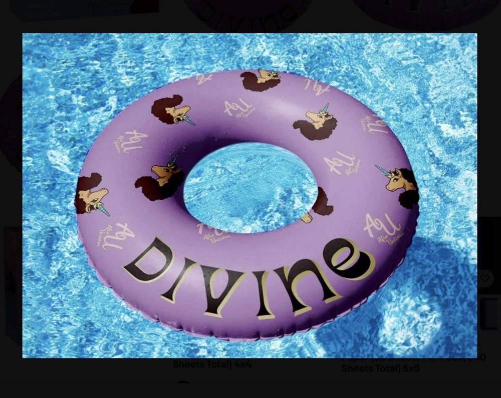 Unicorn 3 Pack Jumbo Pool Float Rings 39” Diameter Each. Magical, Unique, Divine