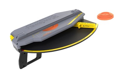 Caldwell Claymore Pull-Up Clay Target Thrower Handheld 55yd Range Gray/Yelllow