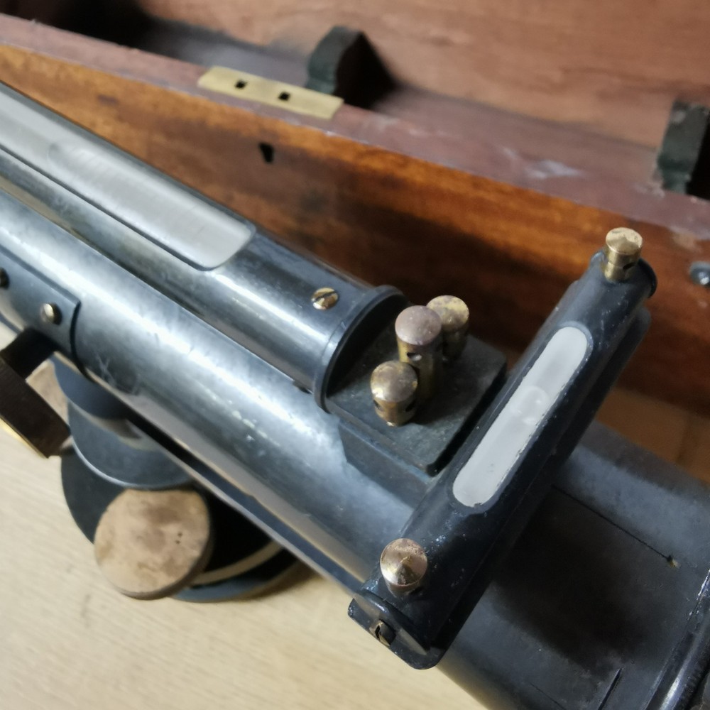 Stanley Vintage 1923 Dumpy Level Engineering Rare With Original Box