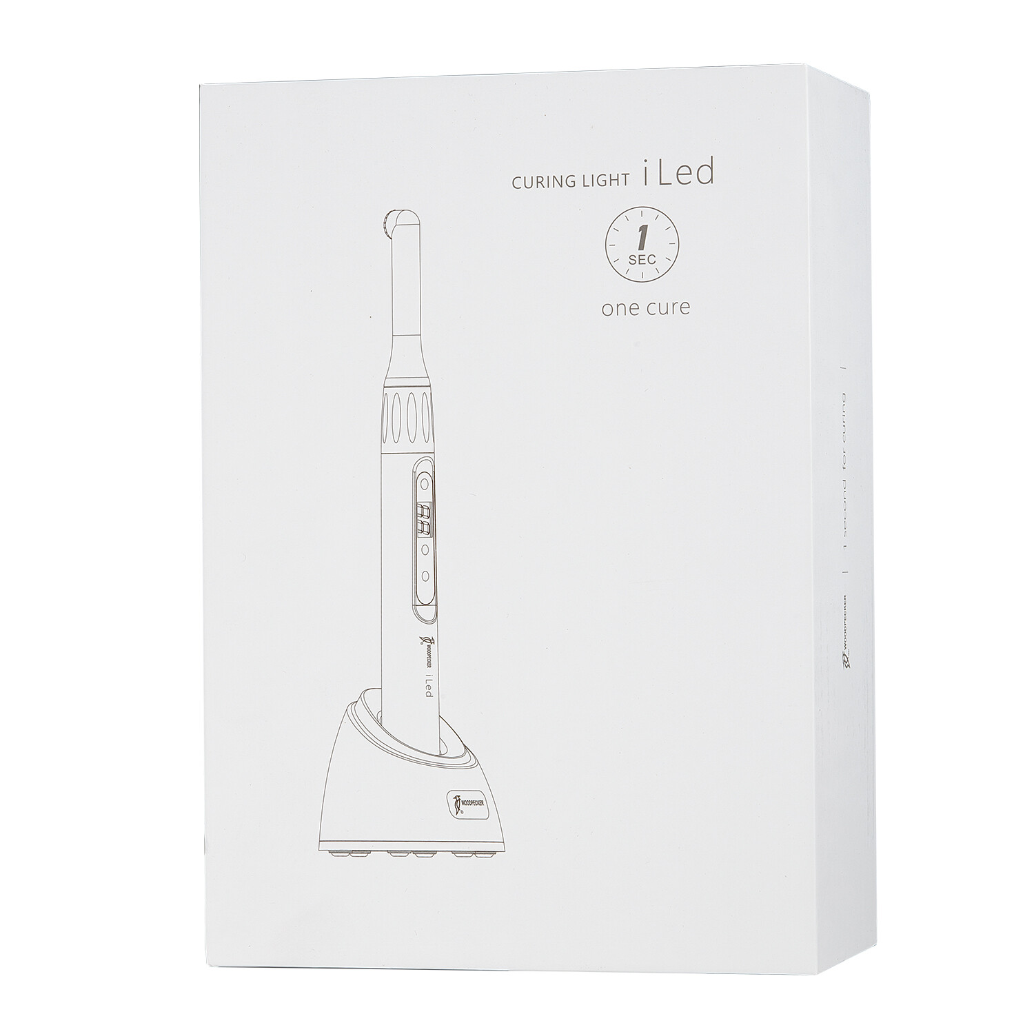 100% Woodpecker Dental iLED Curing Light Lamp Wireless 1 Second Curing 2500mw/c㎡