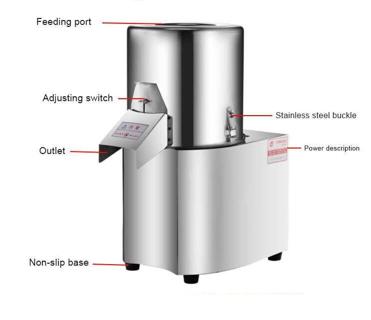 Electric Vegetable Chopper Machine Commercial Vegetable Fruit Dicer