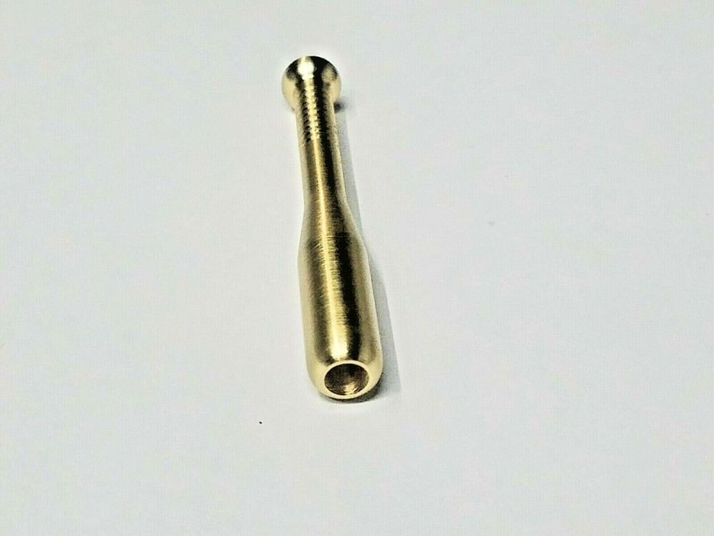 TWO SOLID BRASS ONE HITTER PIPE* BASEBALL BAT DESIGN*USA MADE* HIGH QUALITY